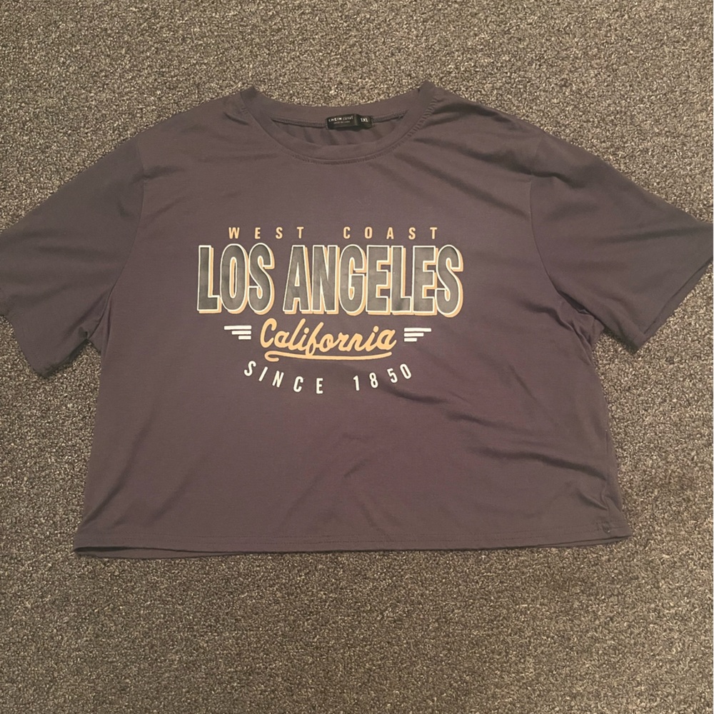SHEIN “Los Angeles California” Crop Top